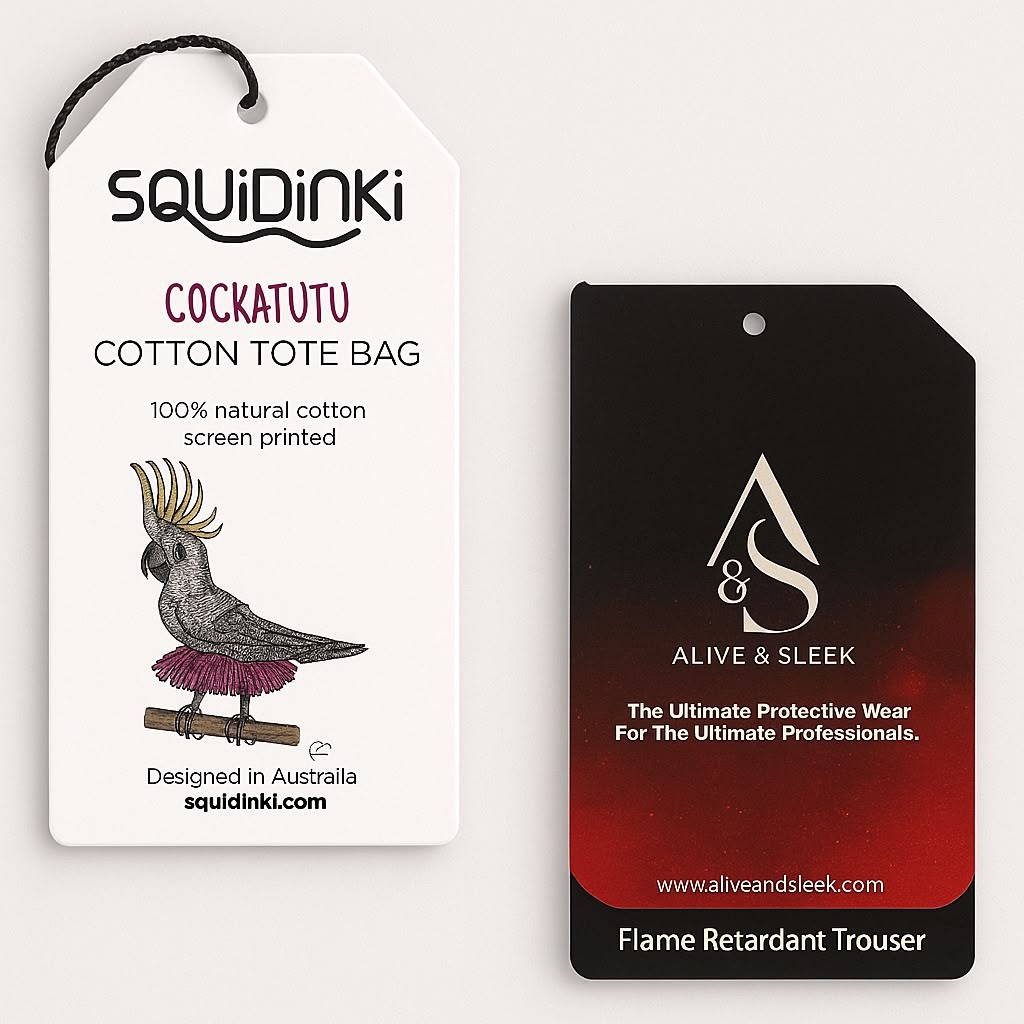 Premium custom hang tags